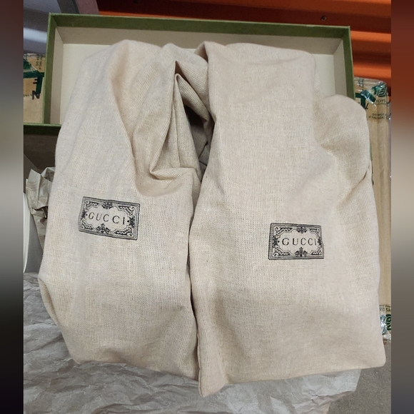 Gucci Black Leather Slide Sandals - Picture 8 of 10